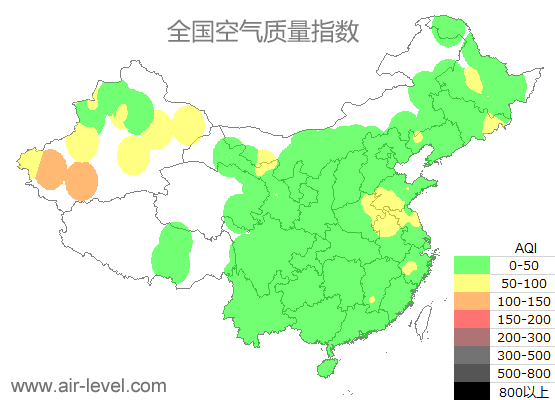 空气质量实时地图 2024-10-22 15:00