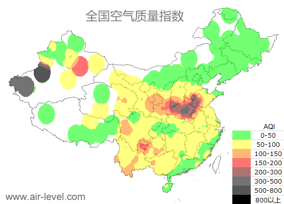 空气质量实时地图 2025-03-28 11:00
