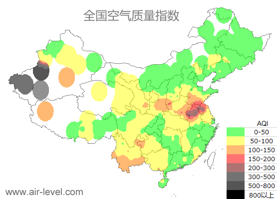 空气质量实时地图 2025-03-28 20:00