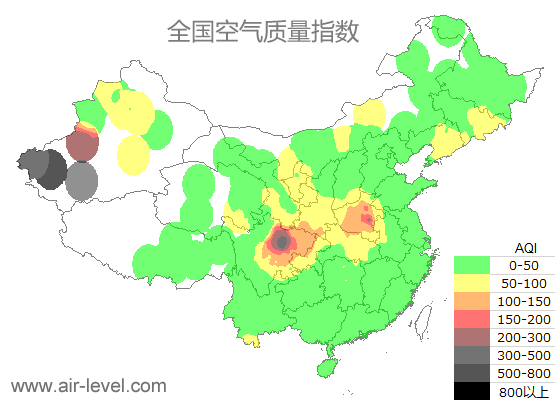空气质量实时地图 2025-05-09 15:00