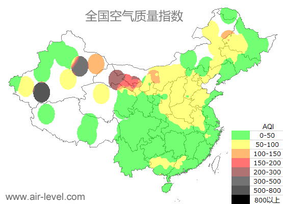 空气质量实时地图 2025-05-28 12:00