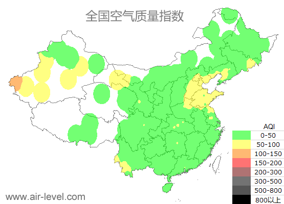 空气质量实时地图 2025-06-05 18:00