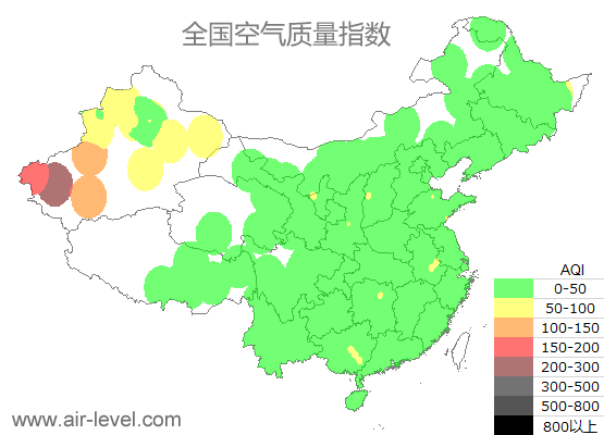 空气质量实时地图 2025-07-06 00:00