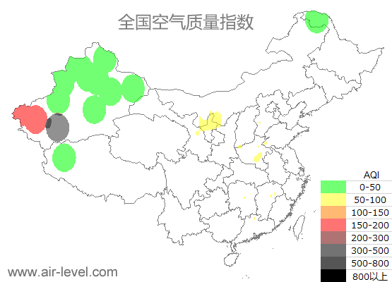 空气质量实时地图 2025-07-08 15:00