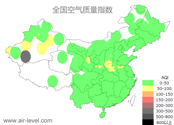 空气质量实时地图 2025-07-16 15:00