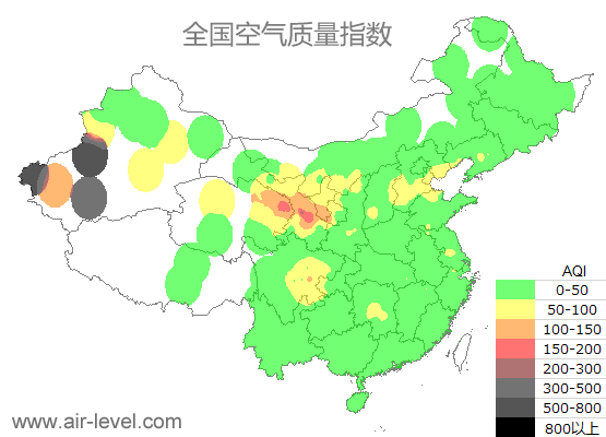 空气质量实时地图 2025-09-16 00:00