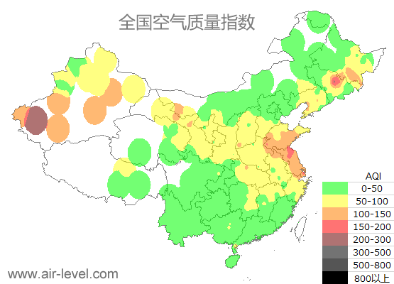空气质量实时地图 2025-11-02 00:00
