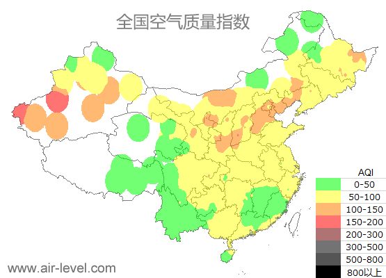 空气质量实时地图 2025-12-15 18:00