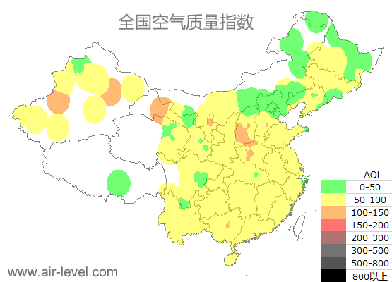 空气质量实时地图 2025-12-23 17:00
