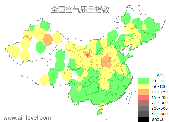 空气质量实时地图 2026-01-02 02:00